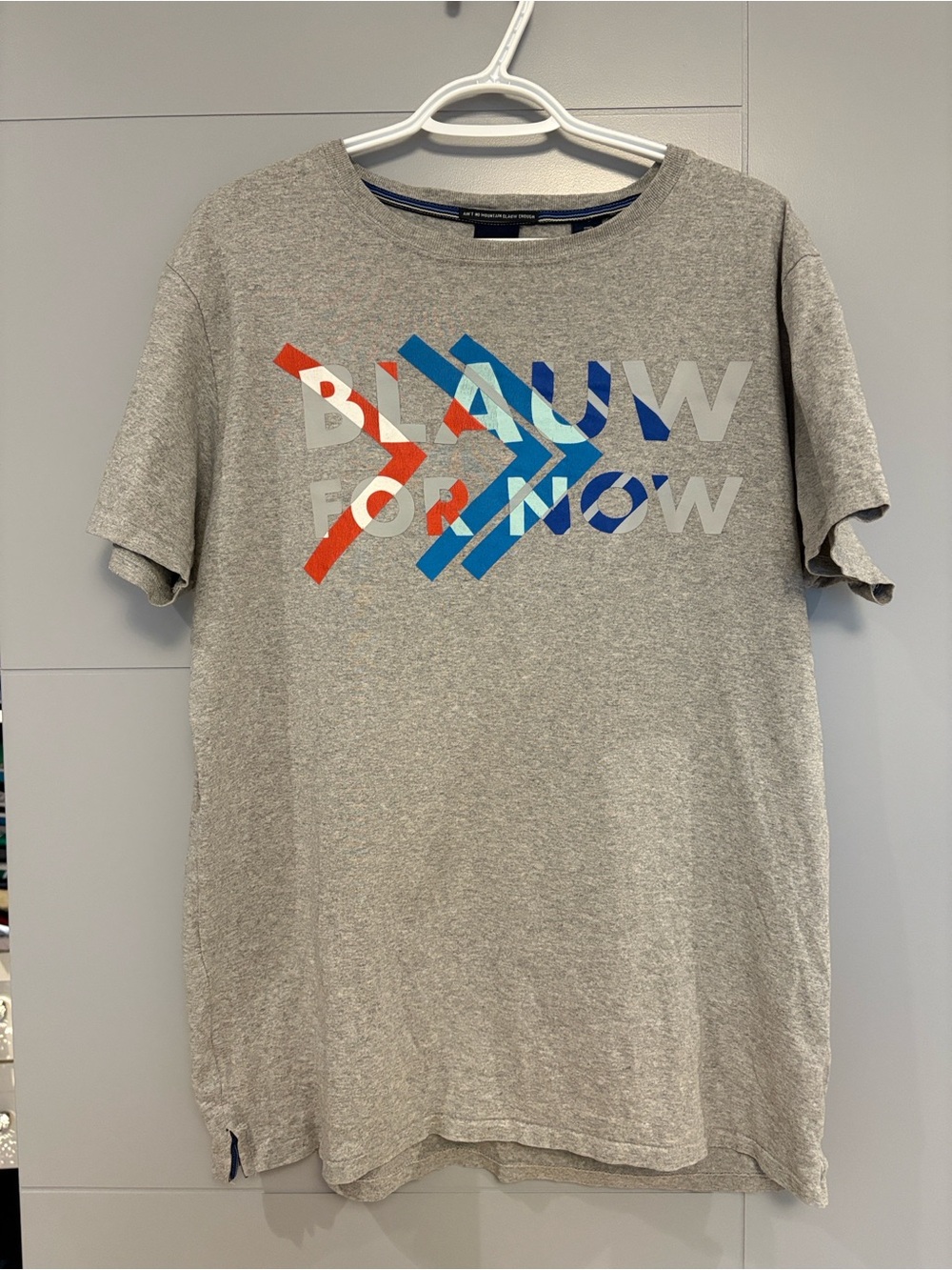 Scotch and Soda Graphic Crewneck T-Shirt - Gray
